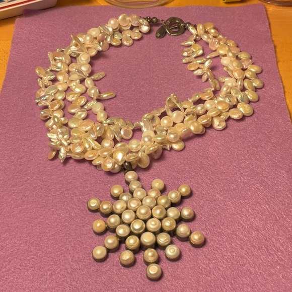 Freshwater pearl necklace - Picture 7 of 7